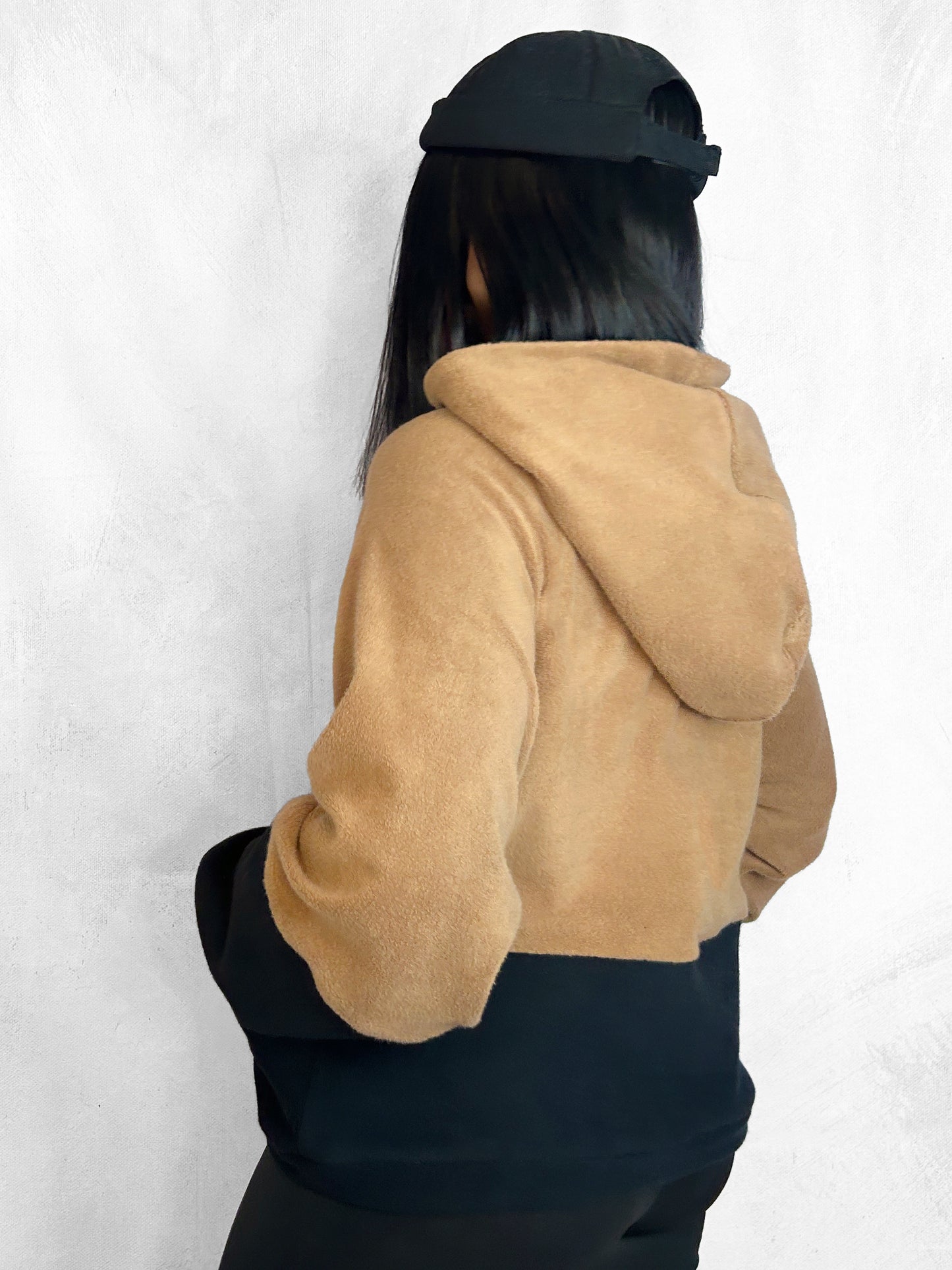 Cosy Cotton Fleece Hoodie Color Block VI