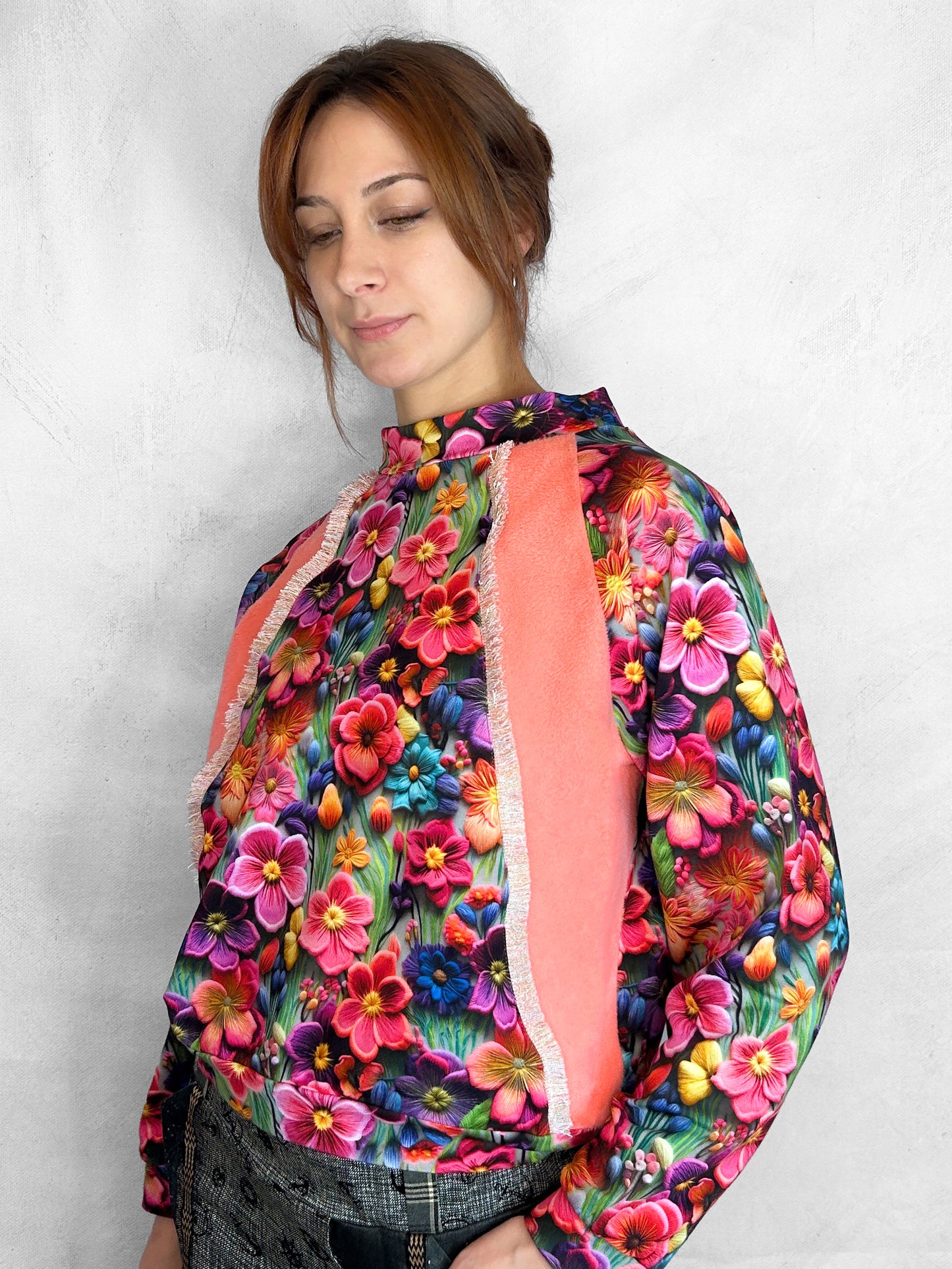 3D Flower Sweatshirt