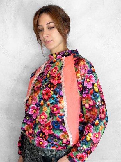 3D Flower Sweatshirt