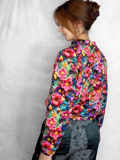 3D Flower Sweatshirt