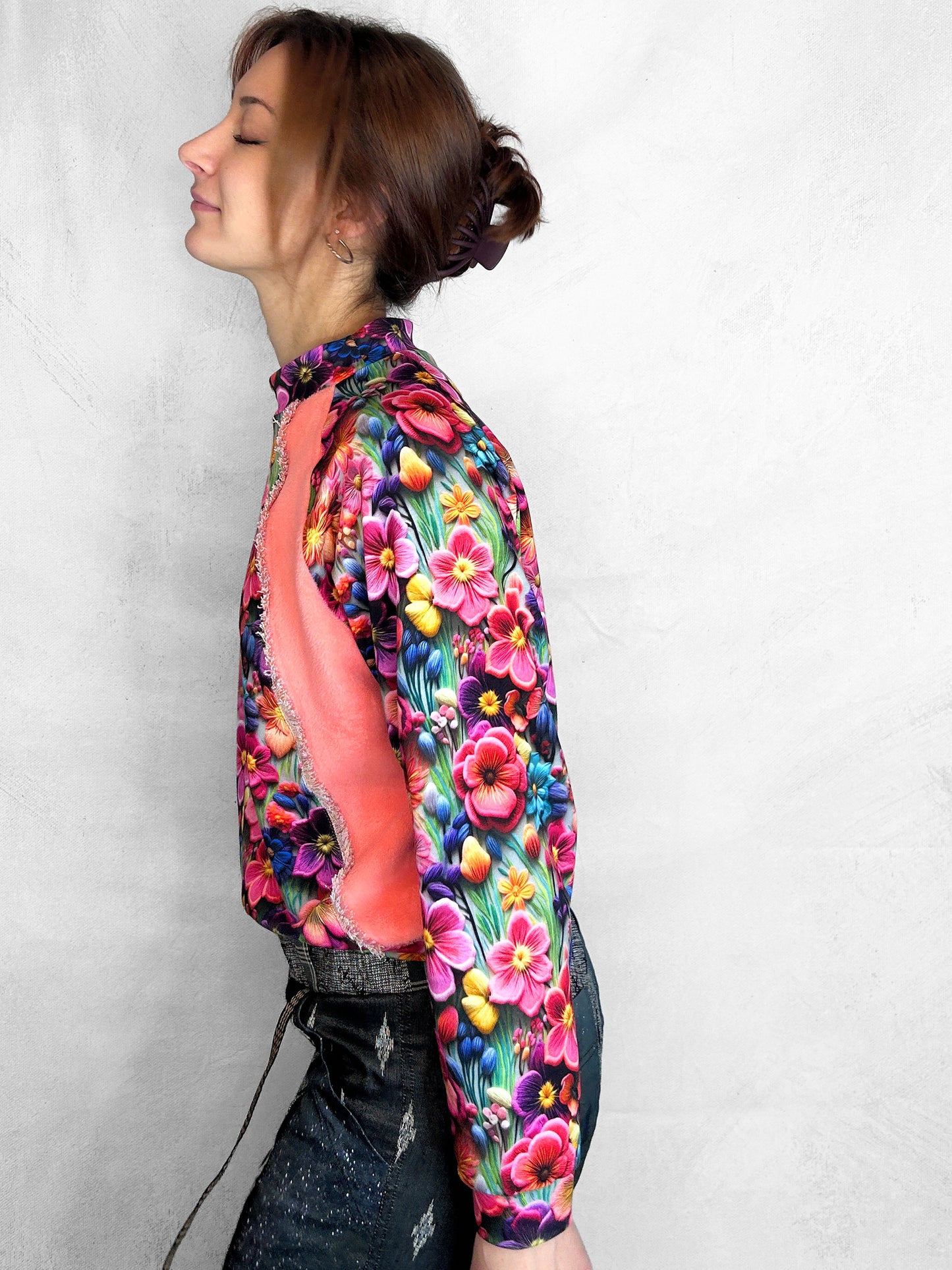 3D Flower Sweatshirt