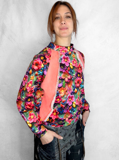 3D Flower Sweatshirt