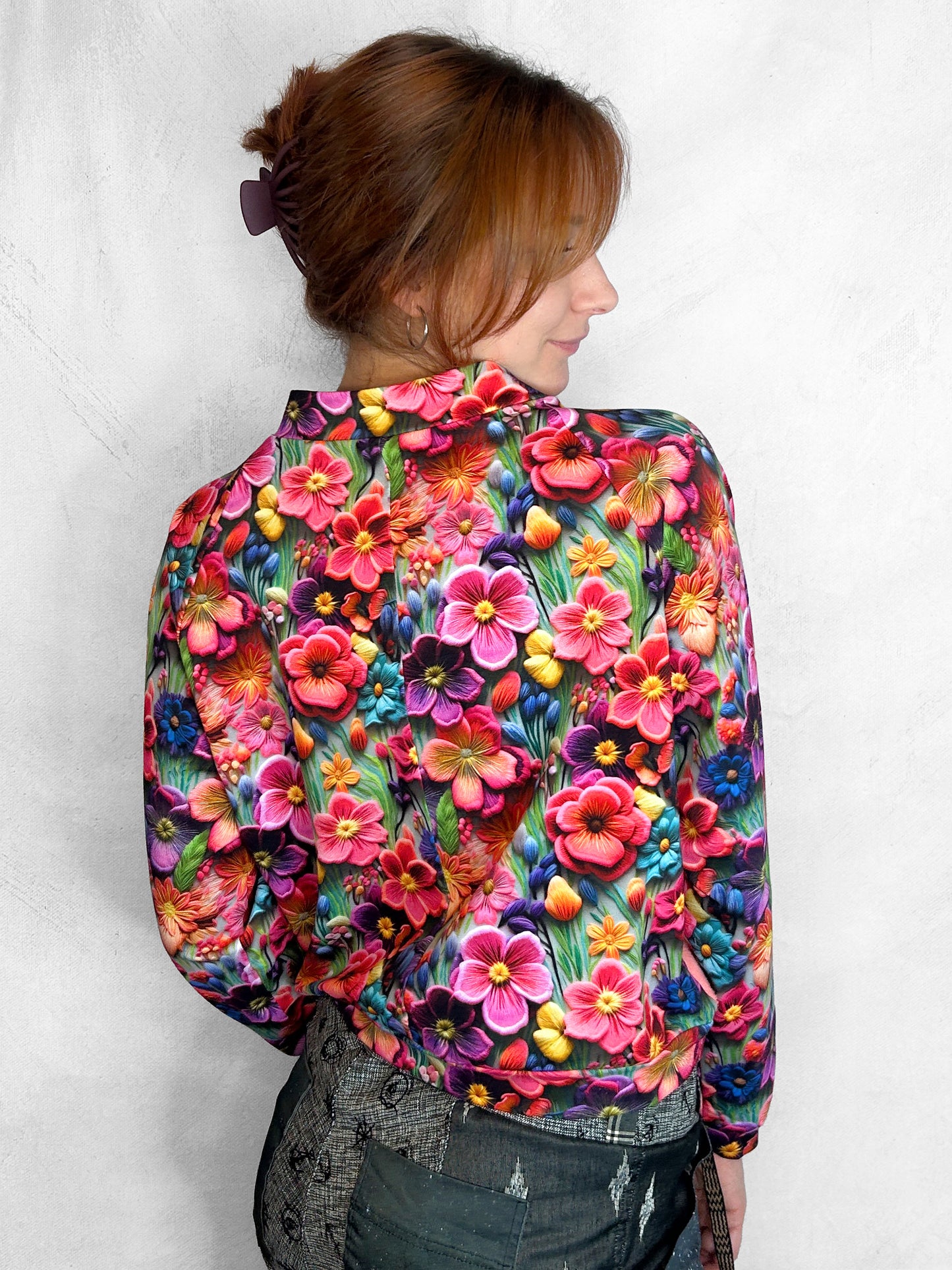 3D Flower Sweatshirt