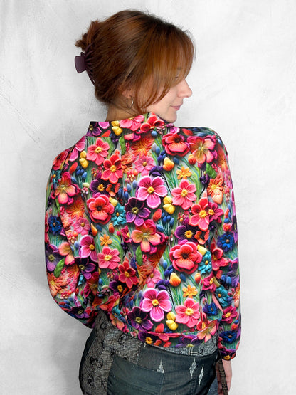 3D Flower Sweatshirt