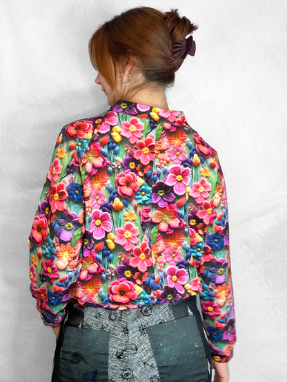 3D Flower Sweatshirt
