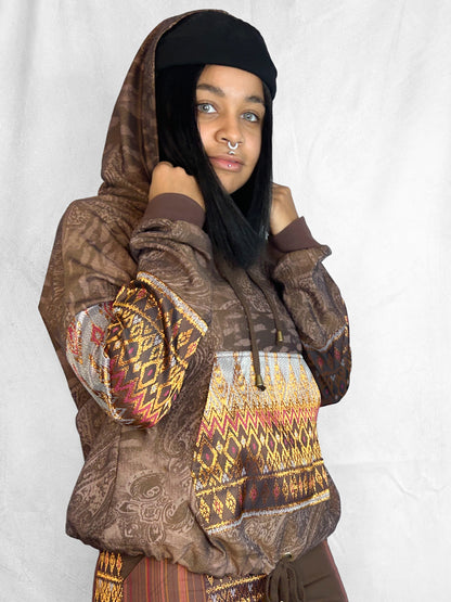 Hoodie Thai Brown