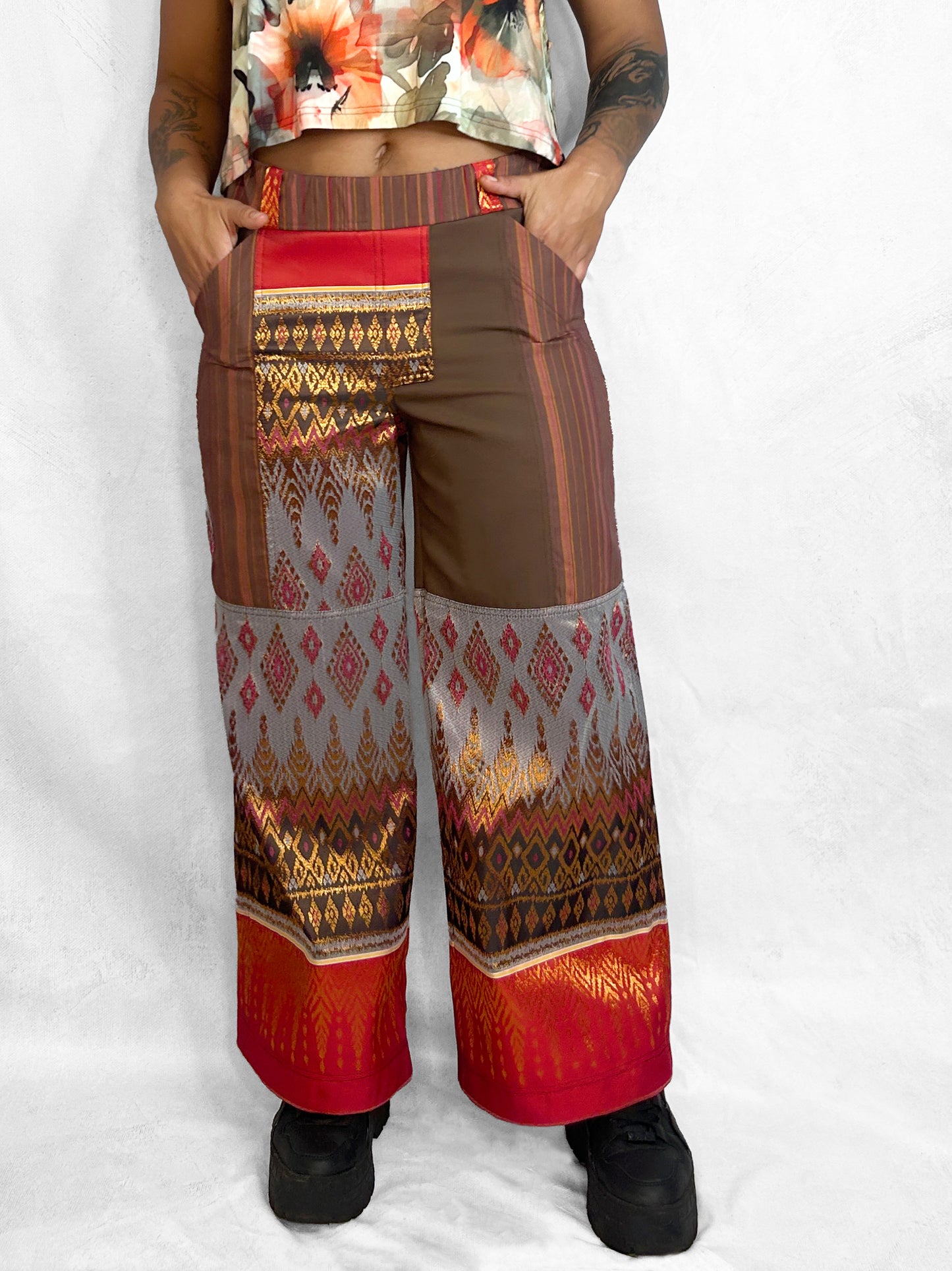 Pants Thai Crimson Earth