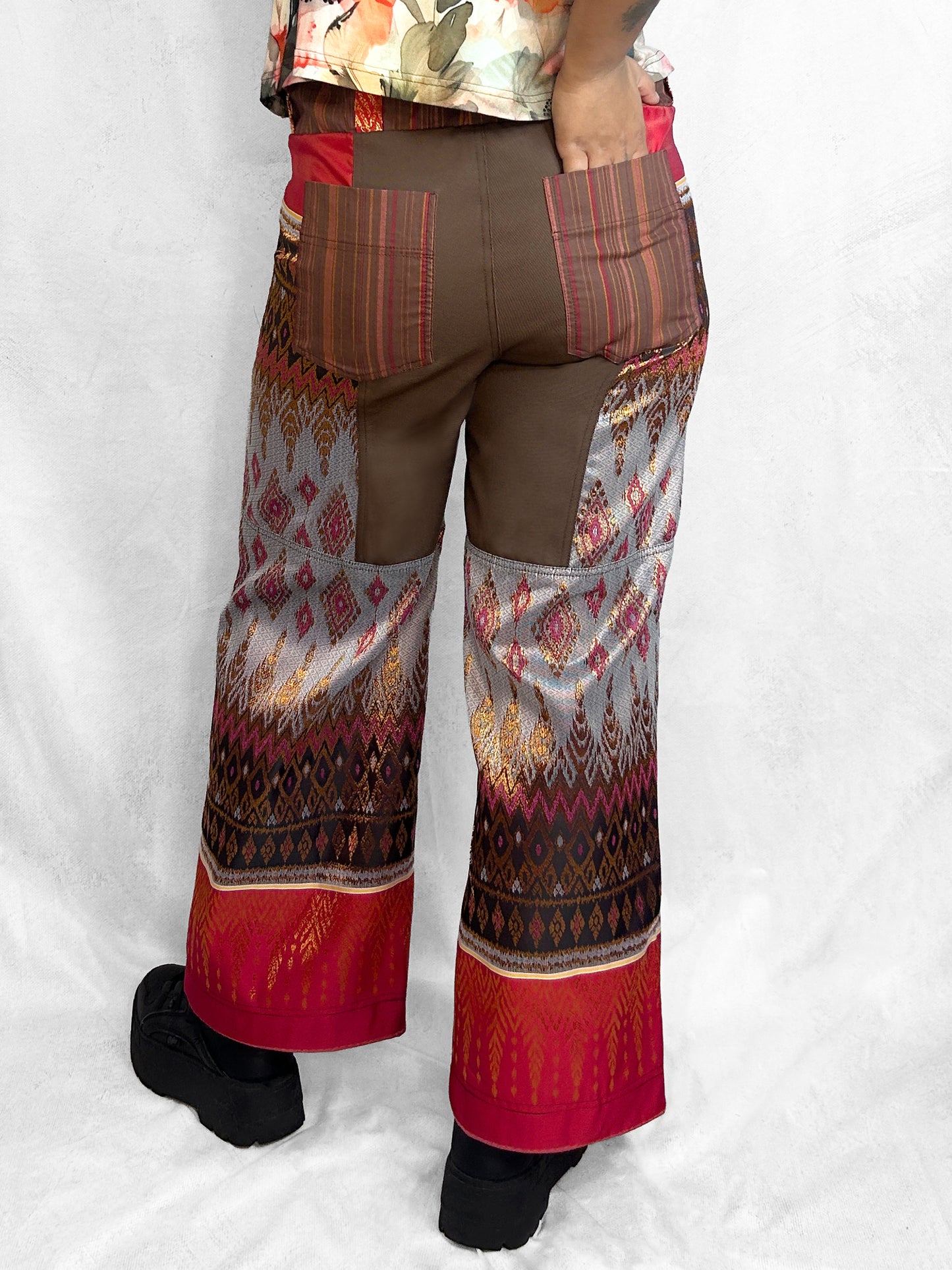 Pants Thai Crimson Earth