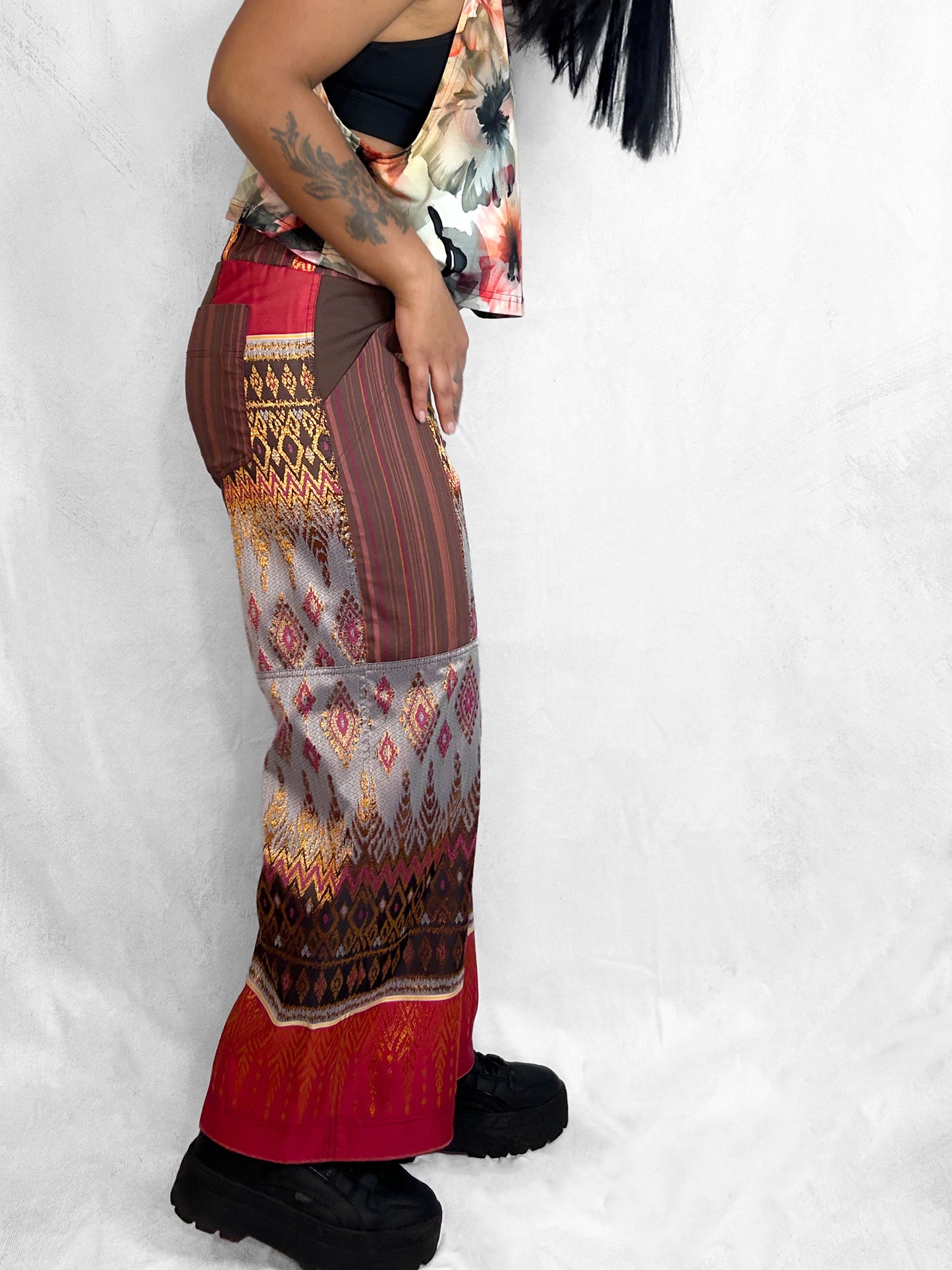 Pants Thai Crimson Earth