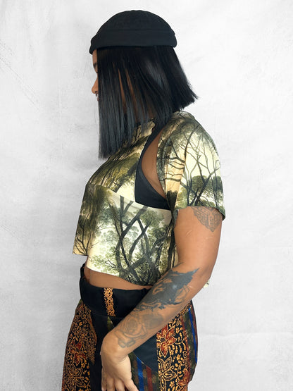 Crop T-Shirt Tree