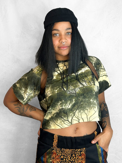 Crop T-Shirt Tree