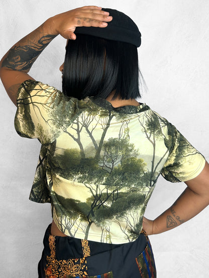 Crop T-Shirt Tree