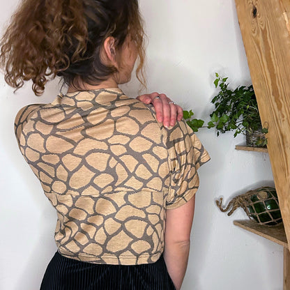 Cool Crop T-Shirt Giraffe