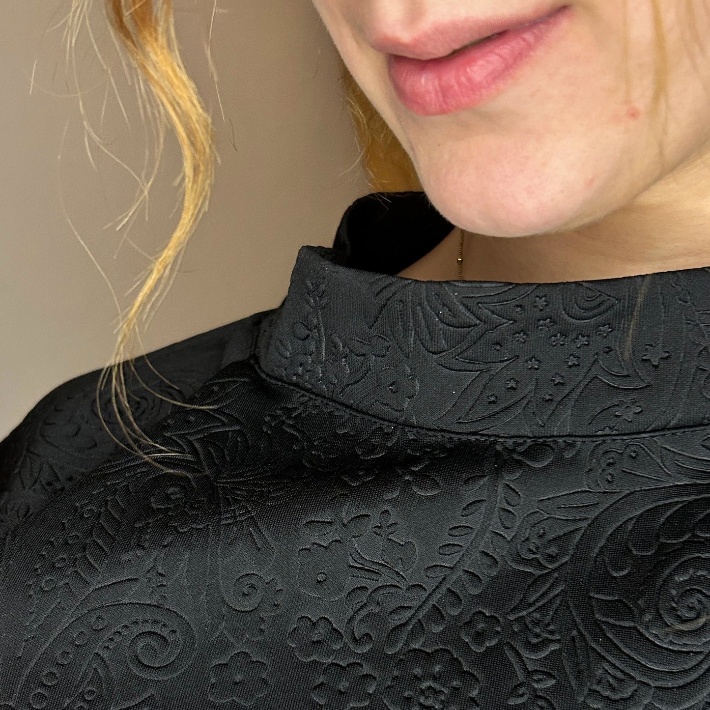 Cool Crop T-Shirt Schwarz Relief
