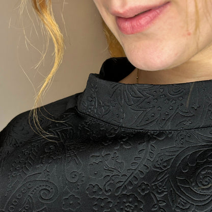Cool Crop T-Shirt Schwarz Relief
